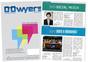 O'Dwyer's April Broadcast Media Svcs. & Social Media PR Magazine