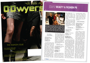 O'Dwyer's September Beauty & Fashion PR Magazine