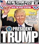 NY Post with Donald Trump on the cover