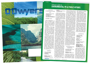 O'Dwyer's Feb. '15 Environmental PR & Public Affairs Magazine