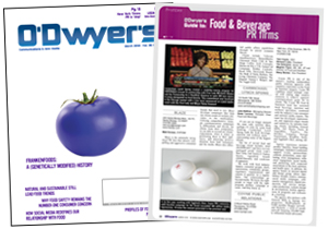 O'Dwyer's March Food & Beverage PR Magazine