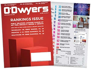 O'Dwyer's PR Firm Rankings Magazine