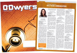O'Dwyer's Oct. '15 Healthcare PR Magazine