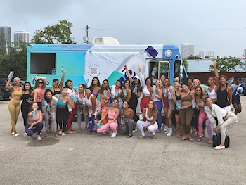 CIIC PR onsite in Miami to celebrate the launch of Jov?’s “Greatest Summer Ever! Hydration Truck Tour” in celebration of National Hydration Day.
