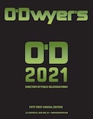 O'Dwyer's 2021 Directory of PR Firms
