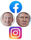 Facebook, Trump, Zuckerberg, Instagram