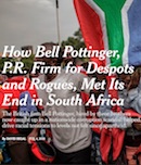 NYT article on Bell Pottinger's fall from grace