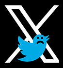 X & Twitter logos