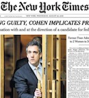 NY Times cover with Michael Cohen