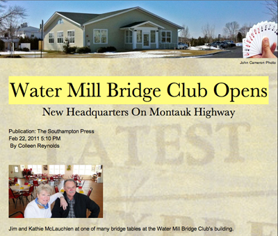 Water Mill Bridge Open