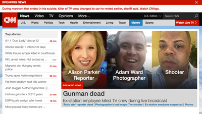 CNN, journalist shootings