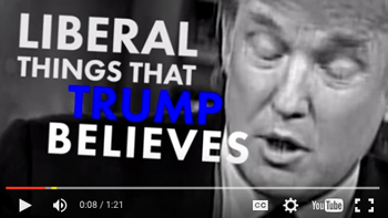 Trump video on Jeb Bush campaign website