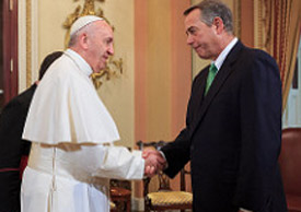 Boehner & Pope Francis