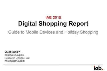 IAB Digital Shopping Report