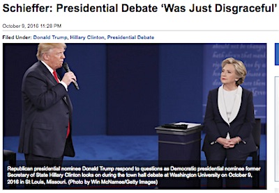 Bob Schieffer: Presidential Debate 'Was Just Disgraceful'