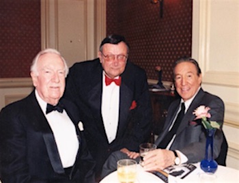 George Glazer with Walter Cronkite and Mike Wallace