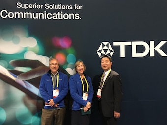 TDK booth at CES '17