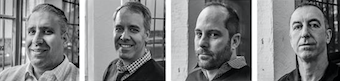 SPLICE founders Paul Hagopian, Jonathan Peischl, Joshua McCasland and Kevin Stokes