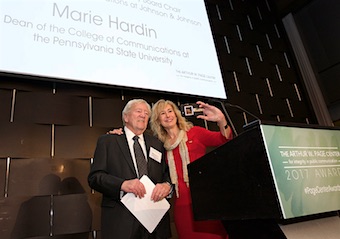 Bill Nielsen with Marie Hardin