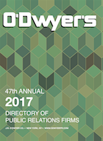 2017 O'Dwyer's Directory of PR Firms