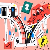 NY Times article on infrastructure repair graphic