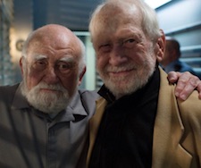 Larry Sherman with Ed Asner