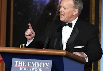 Sean Spicer at The Emmys