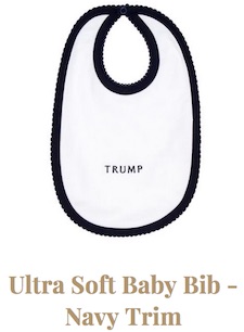 Trump baby bib