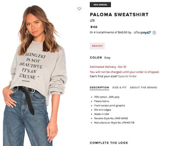 Paloma sweatshirt