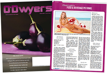 O'Dwyer's Mar. '20 Food & Beverage PR Magazine