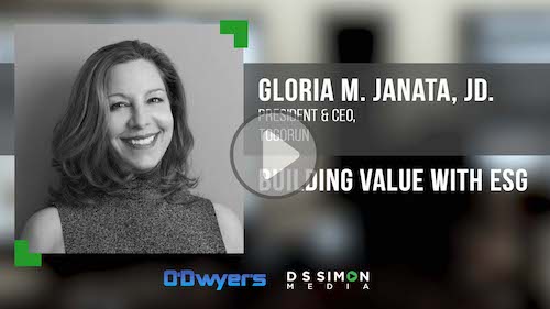 O'Dwyer's/DS Simon Video Interview Series: Gloria Janata, Pres. & CEO, TogoRun