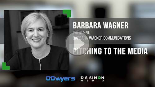O'Dwyer's/DS Simon Video Interview Series: Barbara Wagner, Barbara Wagner Communications