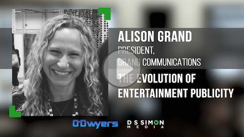 O'Dwyer's/DS Simon Video Interview Series: Alison Grand, President, Grand Communications