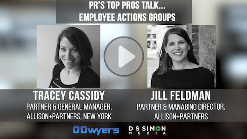 O'Dwyer's/DS Simon Video Interview Series: Tracey Cassidy & Jill Feldman, Allison+Partners
