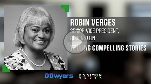 O'Dwyer's/DS Simon Video Interview Series: Robin Verges, Sr. VP, Rubenstein