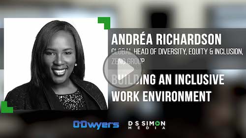 O'Dwyer's/DS Simon Video Interview Series: Andrea Richardson, Global Head of DE&I, Zeno Group