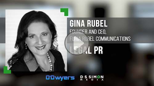 O'Dwyer's/DS Simon Video Interview Series: Gina Rubel, Founder & CEO, Furia Rubel Communications