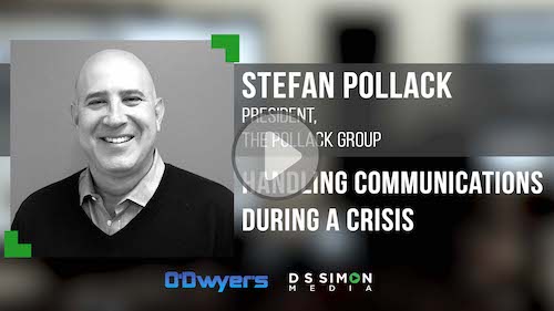 O'Dwyer's/DS Simon Video Interview Series: Stefan Pollack, Pres., The Pollack Group