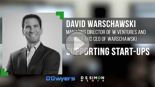 O'Dwyer's/DS Simon Video Interview Series: David Warschawski, Mng. dir. of W Ventures and Founder & CEO of Warschawski