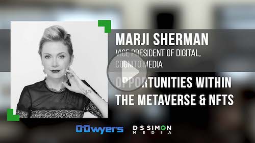 O'Dwyer's/DS Simon Video Interview Series: Marji Sherman, VP of Digital, Cognito Media