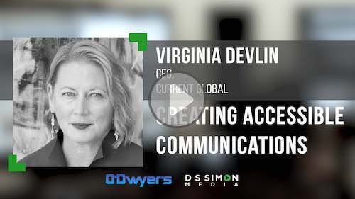 O'Dwyer's/DS Simon Video Interview Series: Virginia Devlin, CEO, Current Global
