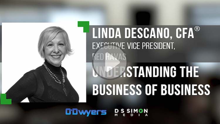 O'Dwyer's/DS Simon Video Interview Series: Linda Descano, Exec. VP, Red Havas