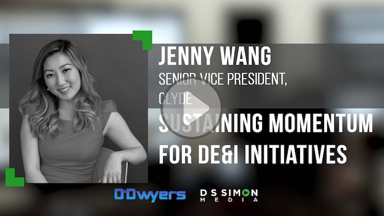 O'Dwyer's/DS Simon Video Interview Series: Jenny Want, Sr. VP, Clyde
