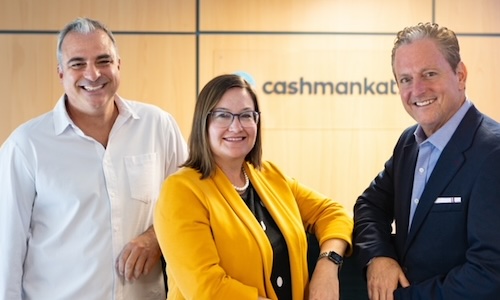 CashmanKatz’s partners: (from left) Eric Cavoli, SVP, creative director; Amanda Mueller, SVP, client services; and President and CEO Tony Cashman