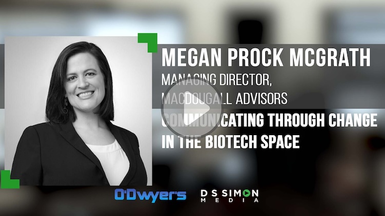 O'Dwyer's/DS Simon Video Interview Series: Megan Prock McGrath, Managing Director, MacDougall Advisors